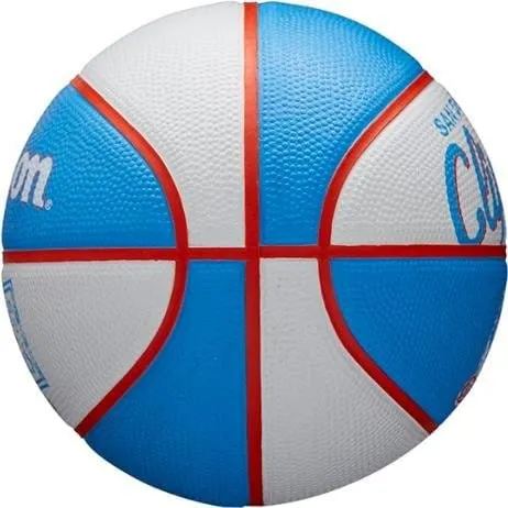 Balón Wilson NBA TEAM RETRO BASKETBALL MINI LA CLIPPERS