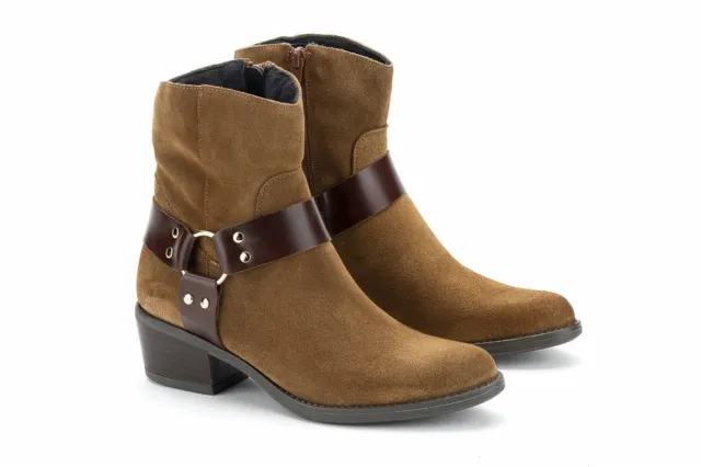 BOTIN COWBOY SERRAJE TOSTADO PISO DAKOTA