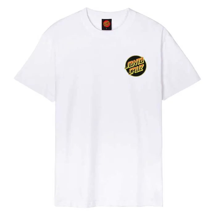 Camiseta SANTA CRUZ Kendall Wolf Dot White
