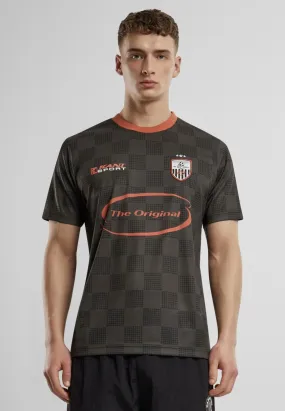 KARL KANI Camiseta  Og Sport Star Check Trikot black/red  color negro