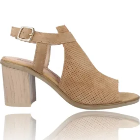 Sandalias con Tacón de Piel para Mujer de Patricia Miller 5525