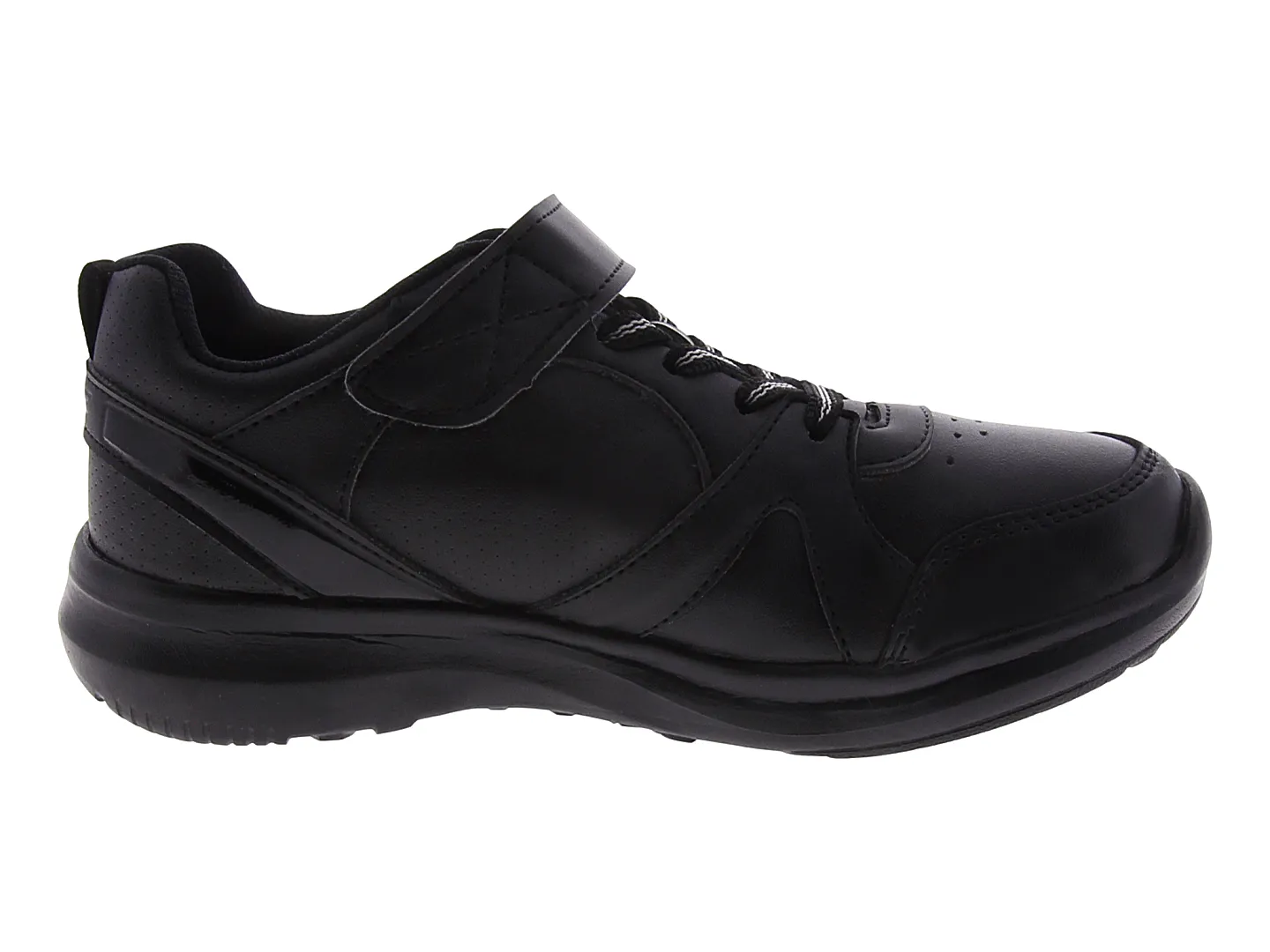 Tenis Court A4173e Negro Para Niño